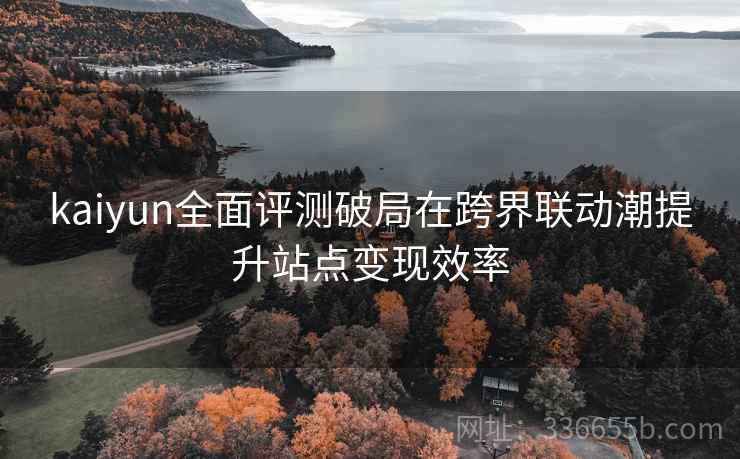 kaiyun全面评测破局在跨界联动潮提升站点变现效率